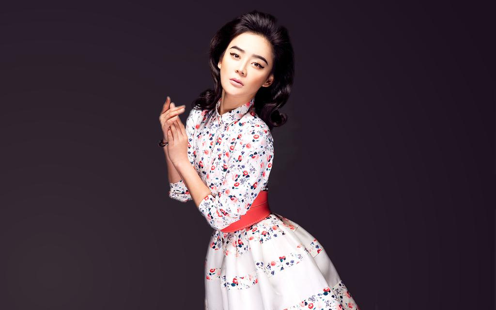 复古优雅袁姗姗