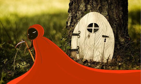 温暖治愈系创意插画