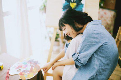 微笑的治愈系女生