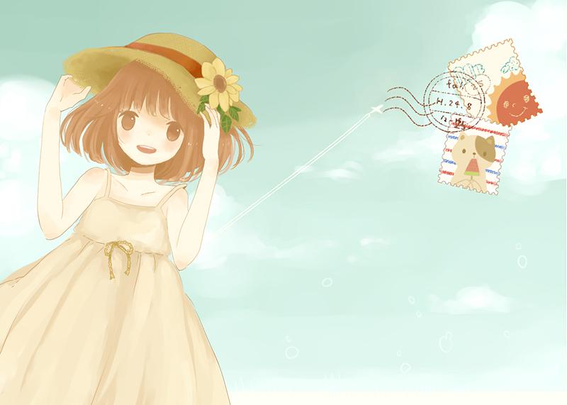 治愈系手绘插画