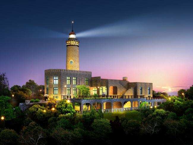 璀璨的城市夜景风光