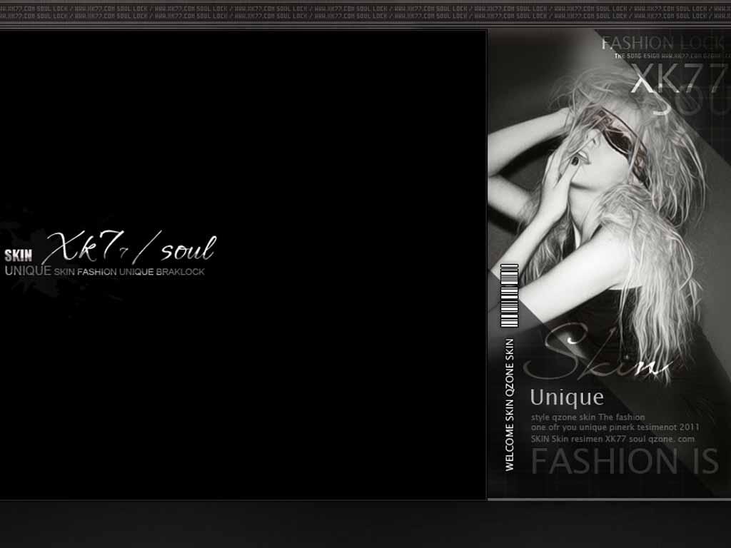 qq皮肤欧美黑色系