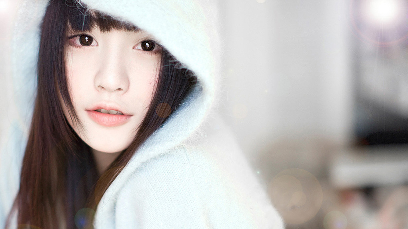 清新纯美可爱美女