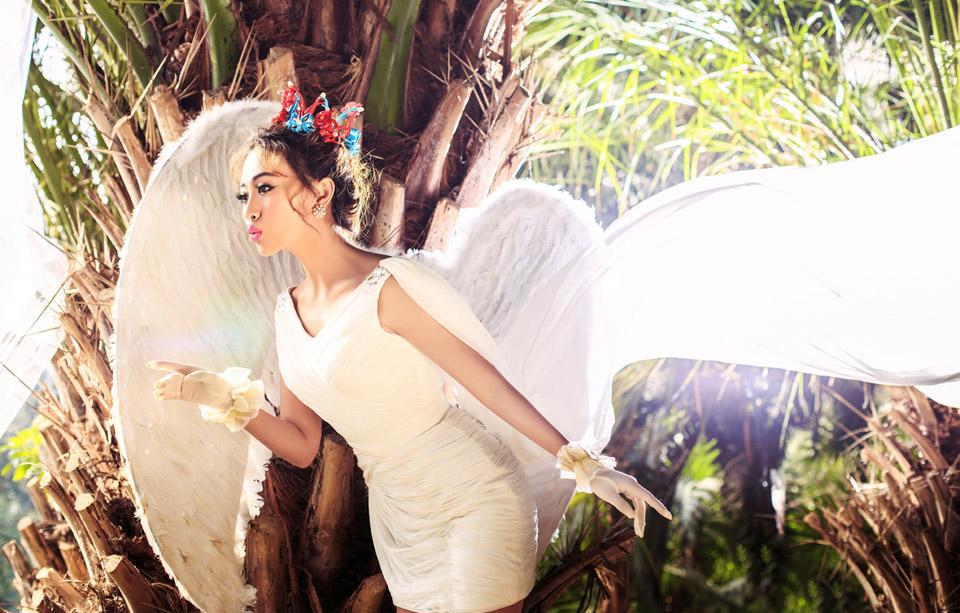 唯美婚纱爱丽丝仙境