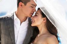 刘璇王弢甜蜜婚纱照