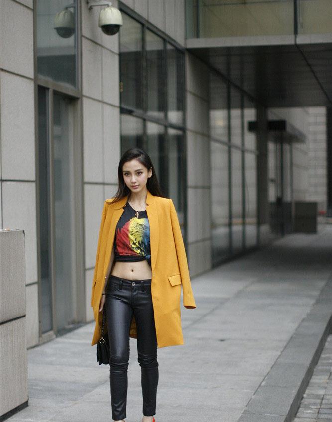 Angelababy时尚街拍