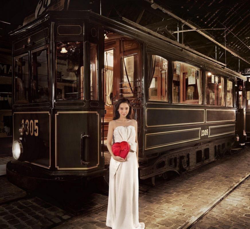 Angelababy典雅婚纱