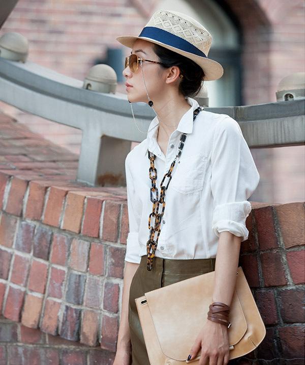 韩雪街拍搭配写真