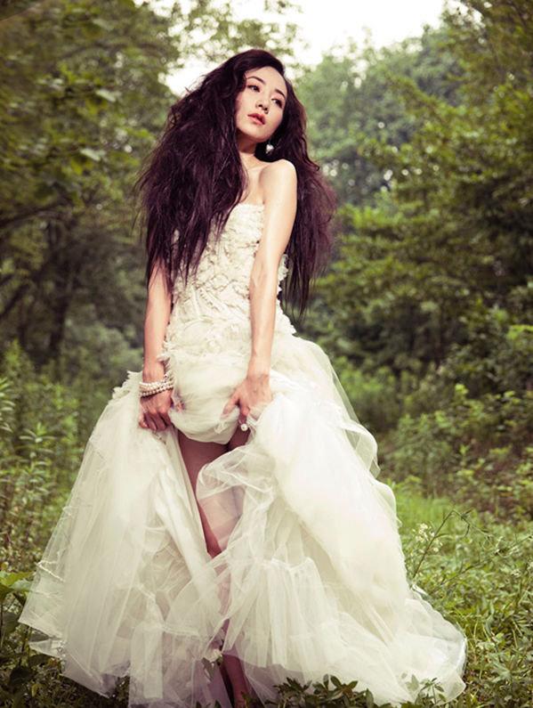 韩雪梦幻优雅婚纱