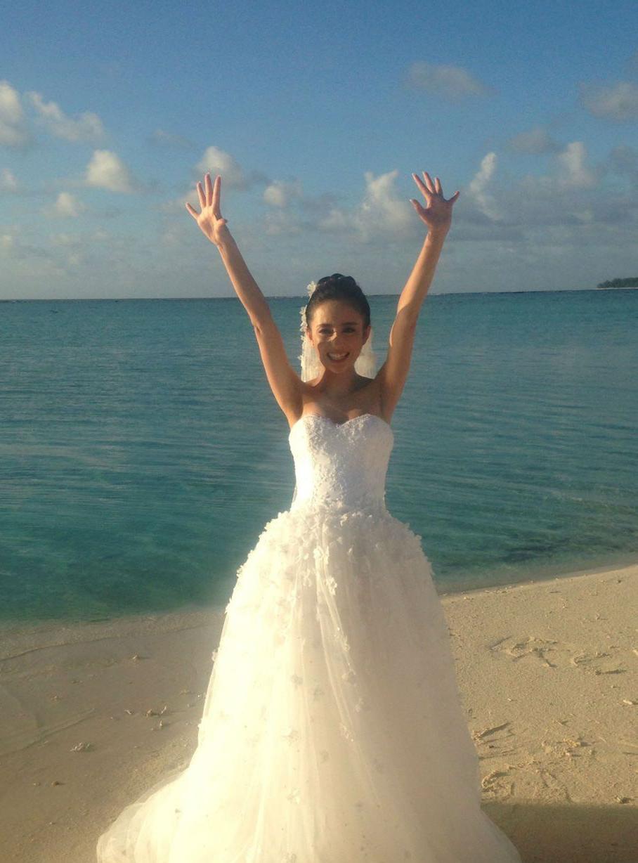 佟丽娅陈思诚浪漫婚纱