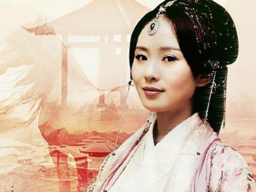 刘诗诗大漠谣定妆照