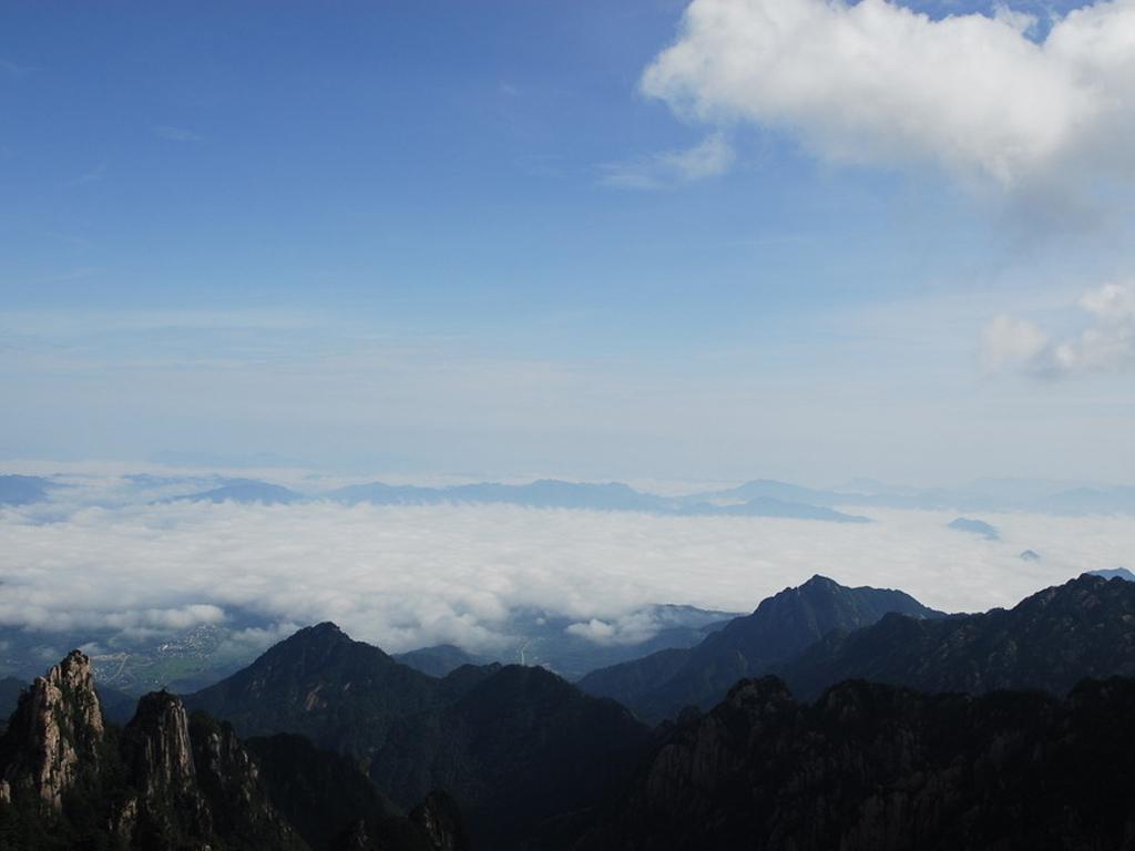 蓬莱仙境黄山云海