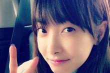 可爱俏皮的宋茜素颜生活照