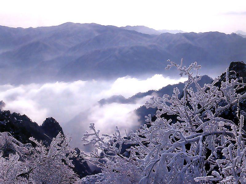 独一无二黄山冬雪
