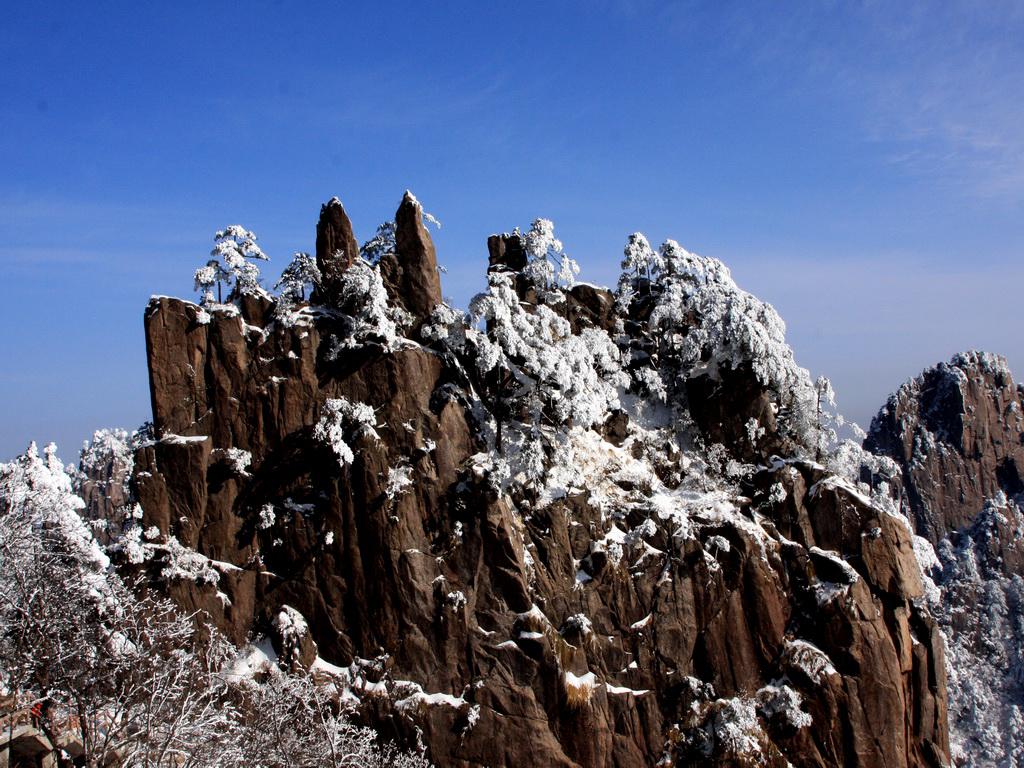 黄山五绝之冬雪
