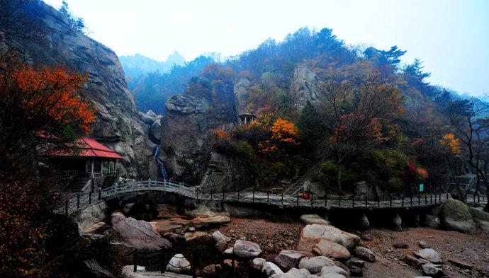 崂山北九水山水风光