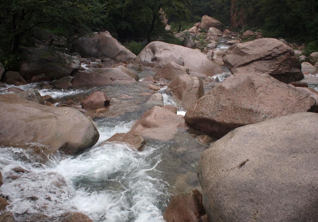 崂山北九水山水风光