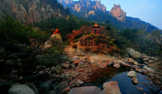 崂山北九水山水风光