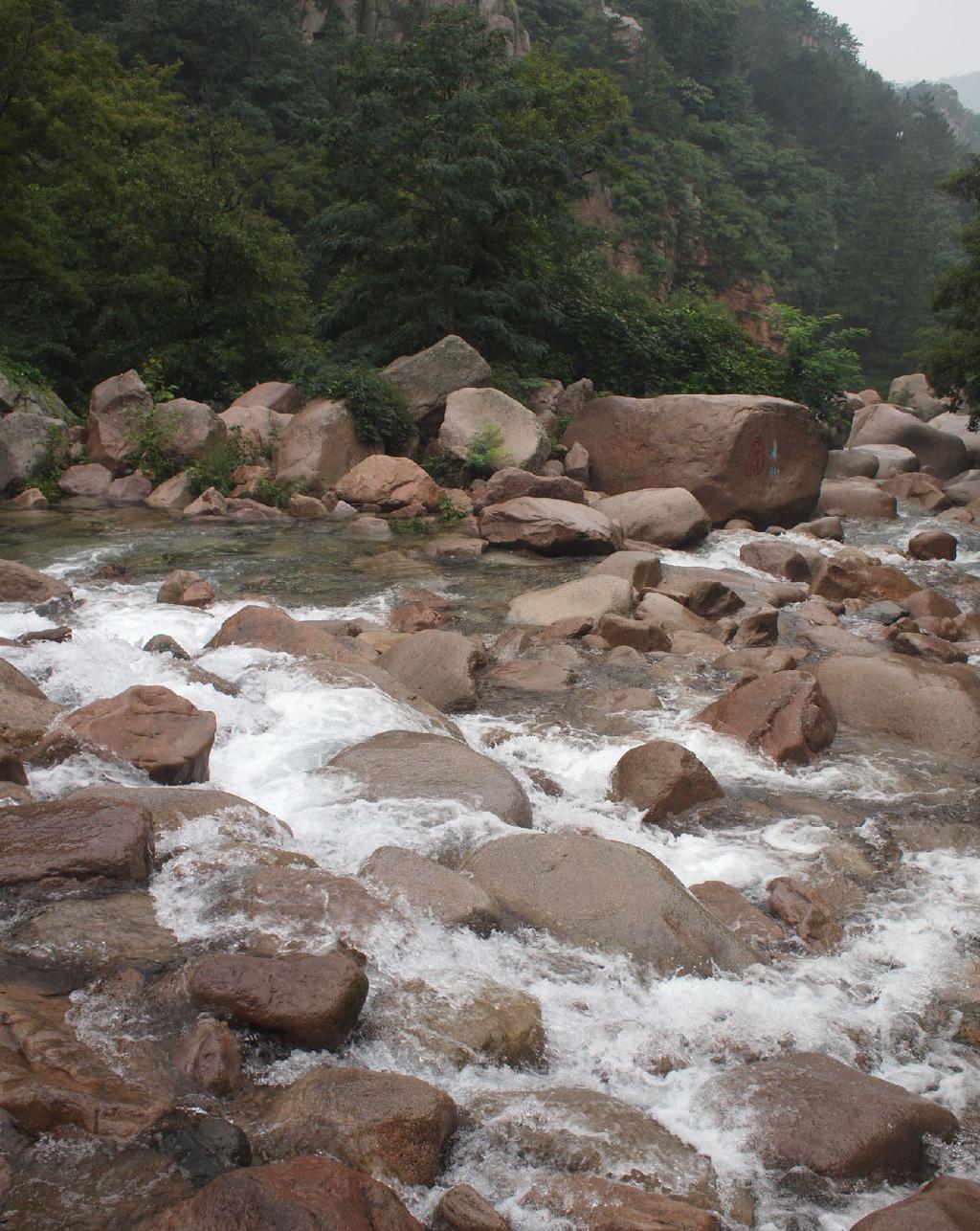 崂山北九水自然景色