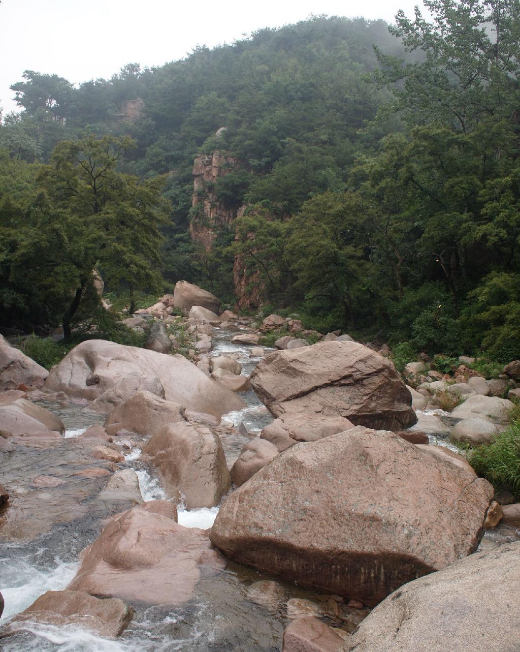 崂山北九水自然景色