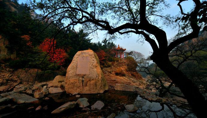 崂山北九水自然景色