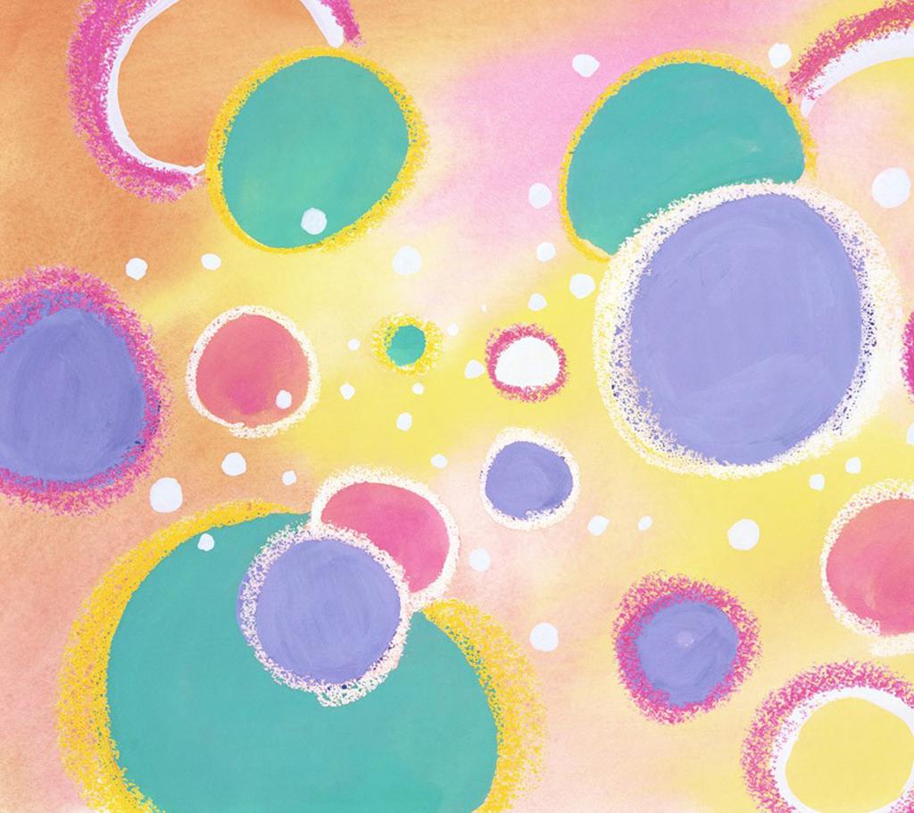 可爱的蜡笔涂鸦