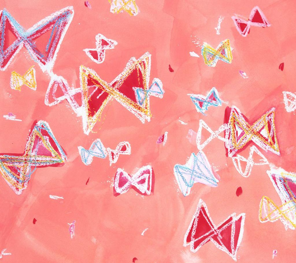 可爱的蜡笔涂鸦