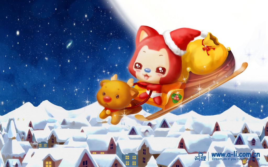 阿狸陪你开心过节