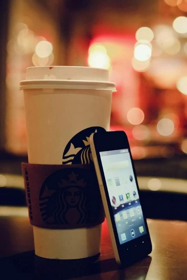 唯美星巴克咖啡杯