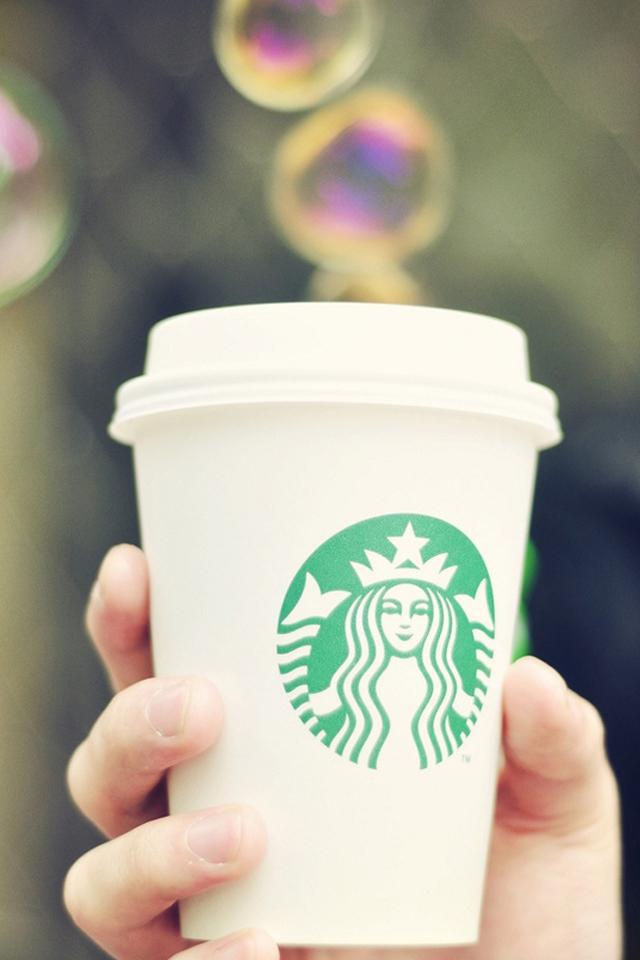 唯美星巴克咖啡杯