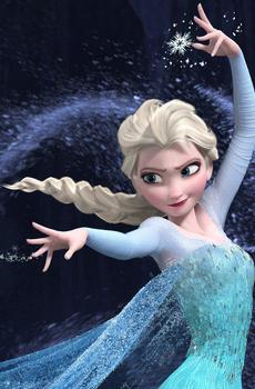 冰雪女王艾莎手绘-4