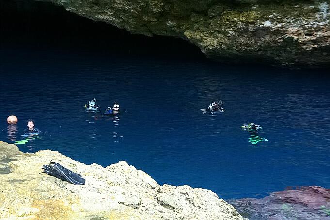 塞班岛蓝洞风光