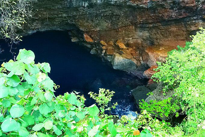 塞班岛蓝洞风光