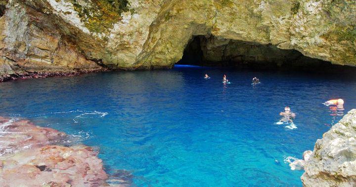 塞班岛蓝洞风光