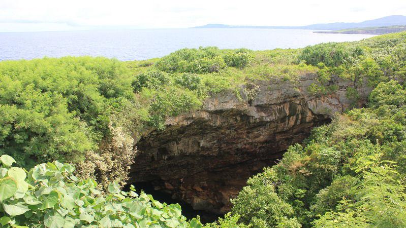 塞班岛蓝洞风光
