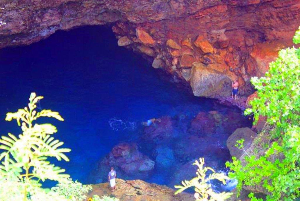 塞班岛蓝洞风光