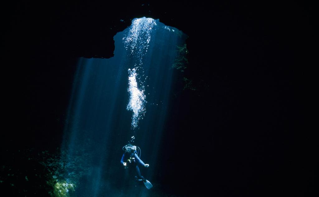 天然洞穴塞班岛蓝洞