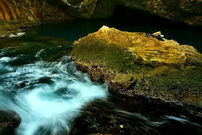 天然洞穴塞班岛蓝洞