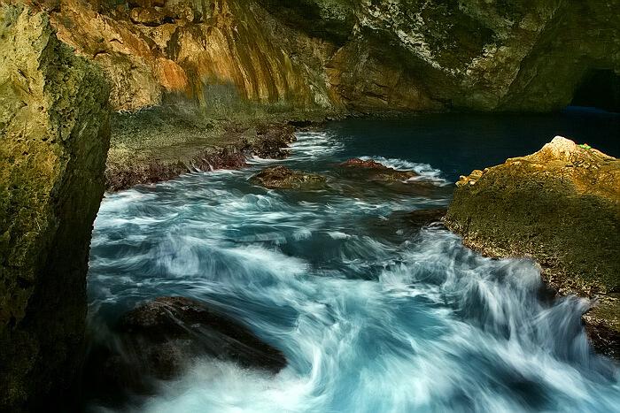 天然洞穴塞班岛蓝洞