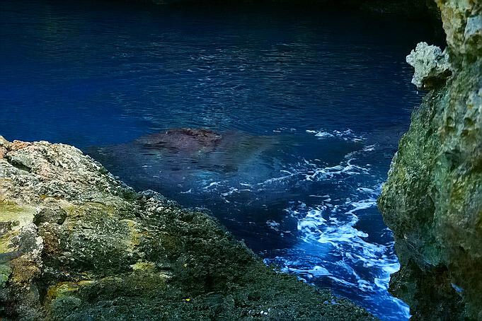 天然洞穴塞班岛蓝洞