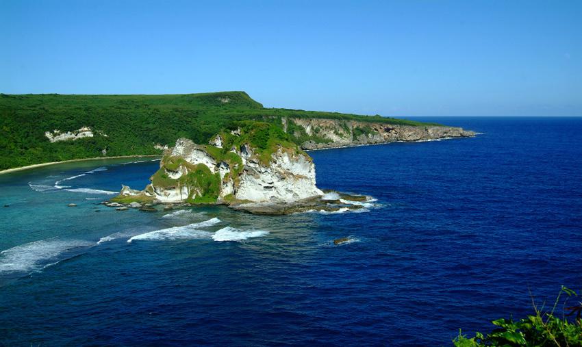 风景秀丽的塞班岛鸟岛