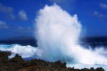 塞班岛喷水海岸奇景