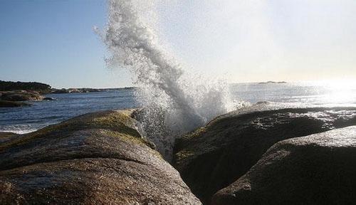 塞班岛喷水海岸奇景