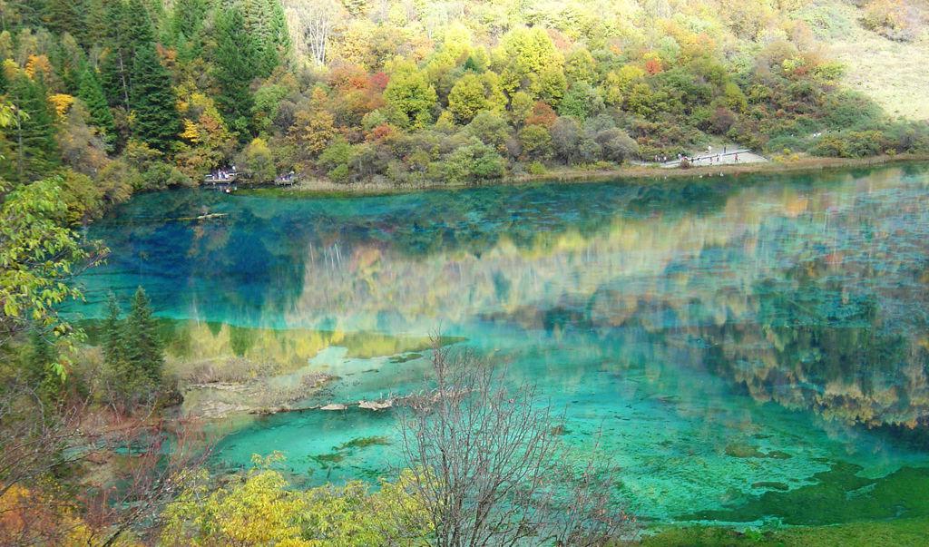 美丽迷人的五花海风光
