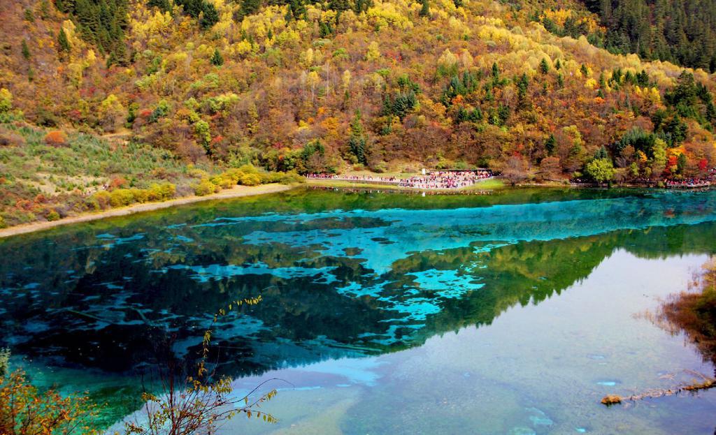 美丽迷人的五花海风光