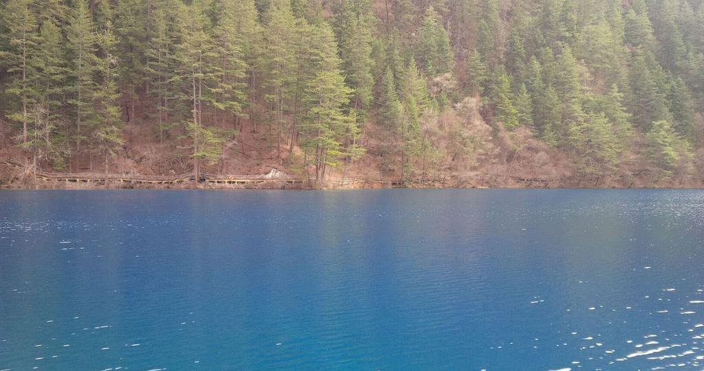 树正沟最大的海子犀牛海