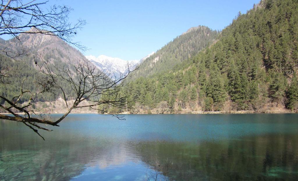 九寨沟镜海奇观