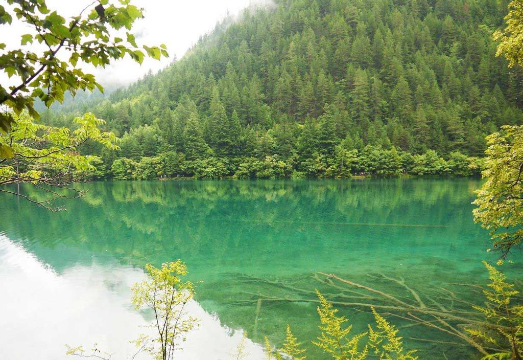 九寨沟镜海奇观