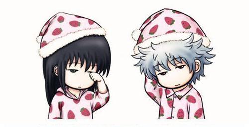 卡通对称情侣头像