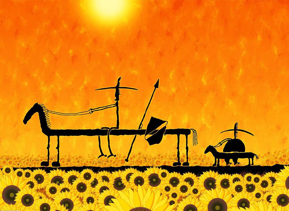 精美的卡通向日葵图片